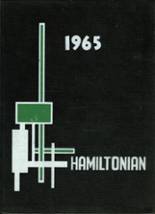 Hamilton High School 1965 yearbook cover photo