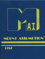 1987 Mt. Assumption Institute Yearbook from Plattsburgh, New York cover image