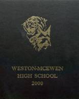 Weston-McEwen High School 2000 yearbook cover photo
