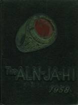 1958 Allen Jay High School Yearbook from High point, North Carolina cover image