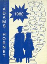 Adams High School 1980 yearbook cover photo