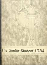 Brazil High School 1954 yearbook cover photo