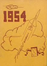 St. Johnsbury Trade School 1954 yearbook cover photo