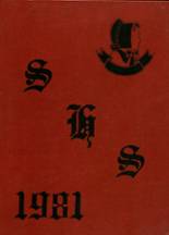 1981 Salem High School Yearbook from Salem, Ohio cover image