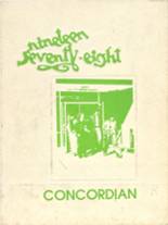 Concord High School 1978 yearbook cover photo