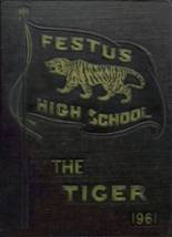 Festus High School 1961 yearbook cover photo