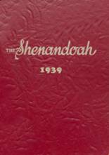 Shenandoah High School 1939 yearbook cover photo