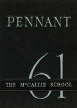 McCallie High School 1961 yearbook cover photo