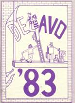 Delavan High School 1983 yearbook cover photo