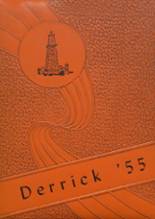 Burkburnett High School 1955 yearbook cover photo