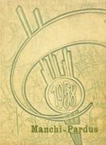 1958 Manchester High School Yearbook from Akron, Ohio cover image