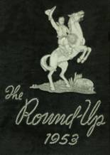 Wyoming High School 1953 yearbook cover photo