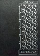 1988 Adrian High School Yearbook from Adrian, Oregon cover image