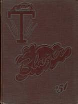 Torrington High School 1951 yearbook cover photo