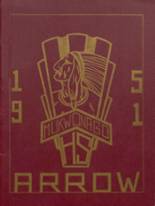 Mukwonago High School 1951 yearbook cover photo