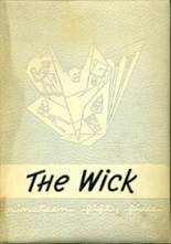 Wickliffe High School 1955 yearbook cover photo