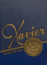 St. Xavier High School 1948 yearbook cover photo
