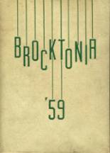1959 Brockton High School Yearbook from Brockton, Massachusetts cover image