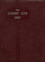 Logan High School 1955 yearbook cover photo