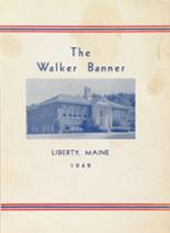 Walker High School 1949 yearbook cover photo