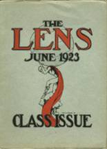 Washington High School 1923 yearbook cover photo