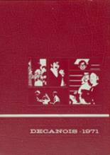 Decatur High School 1971 yearbook cover photo