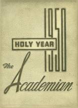 Holy Family Academy 1950 yearbook cover photo