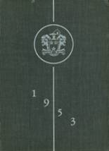 Westover High School 1953 yearbook cover photo