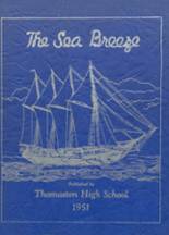 Thomaston High School 1951 yearbook cover photo