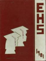 Everett High School 1981 yearbook cover photo