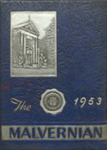 Malvern Preparatory 1953 yearbook cover photo