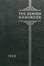 Hinton High School 1935 yearbook cover photo