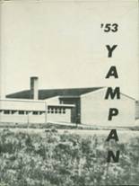 Yampa Union High School 1953 yearbook cover photo