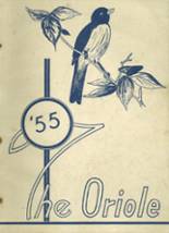 Gackle High School 1955 yearbook cover photo
