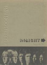 1978 Parker High School Yearbook from Greenville, South Carolina cover image