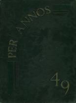 St. Mary's High School 1949 yearbook cover photo