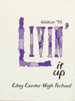 Clay Center High School 1995 yearbook cover photo