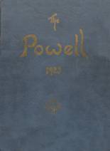 Powell County High School 1923 yearbook cover photo