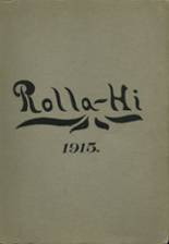 Rolla High School 1915 yearbook cover photo