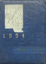 Maroa-Forsyth High School 1954 yearbook cover photo