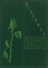 Convent of the Sacred Heart High School 1971 yearbook cover photo