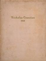 Nicholas High School 1948 yearbook cover photo