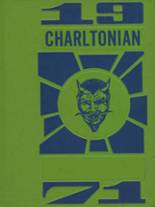 Charlton High School 1971 yearbook cover photo