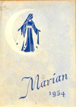 Rosary High School 1954 yearbook cover photo