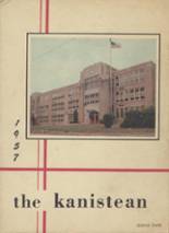Canisteo High School 1957 yearbook cover photo