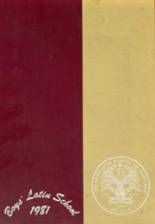 1981 Boys Latin School of Maryland Yearbook from Baltimore, Maryland cover image