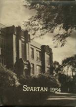 Sparta High School 1954 yearbook cover photo