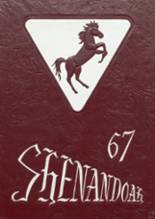 Shenandoah High School 1967 yearbook cover photo