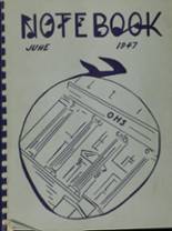 Oshkosh High School 1947 yearbook cover photo