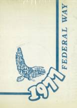 Federal Way High School 1977 yearbook cover photo